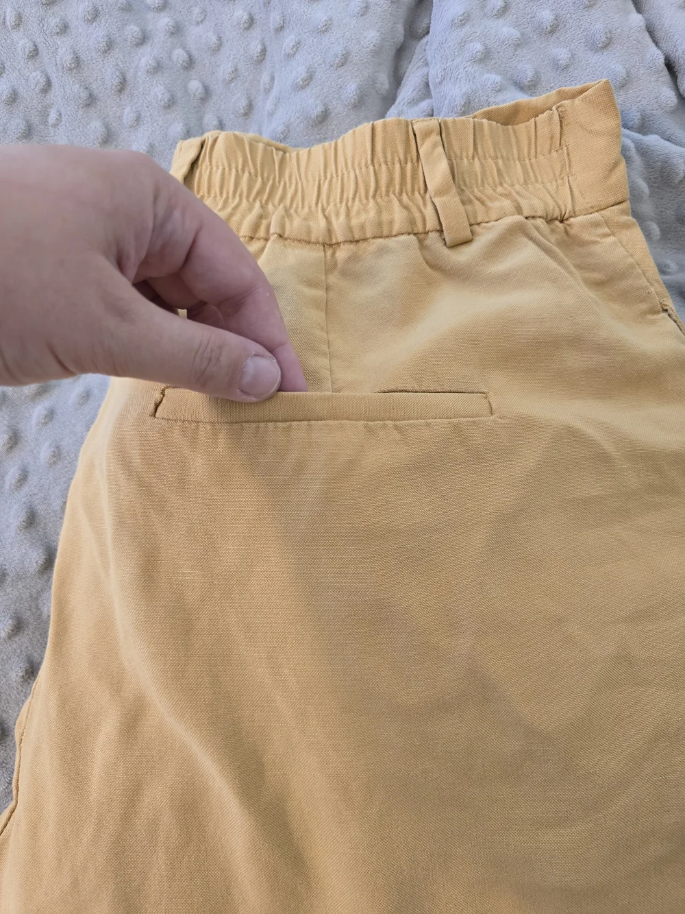 Golden Yellow Wide-Leg Pants